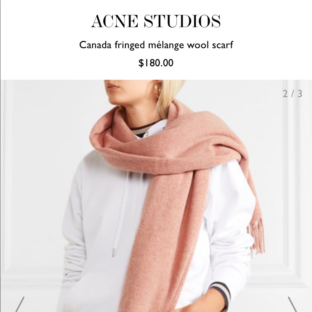 Acne Studios Canada Scarf